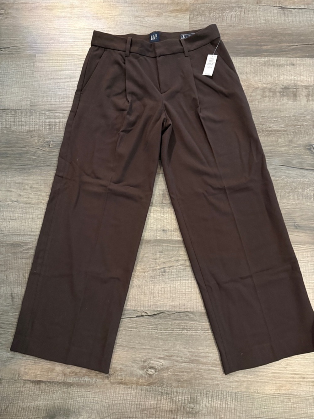 GAP Dark Brown Tailored Dress Pants